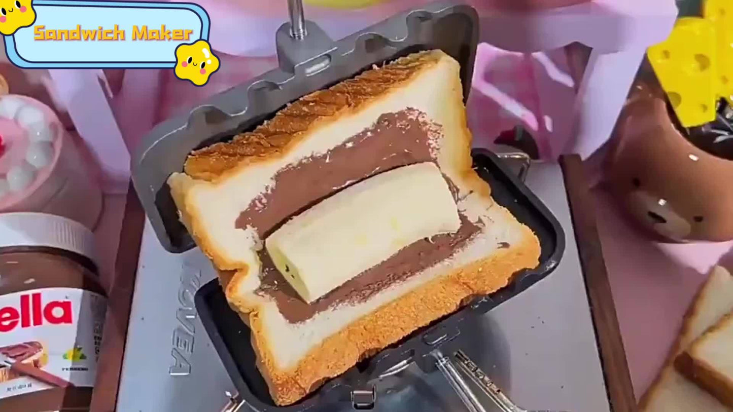 Double Sided Handheld Sandwich Grill