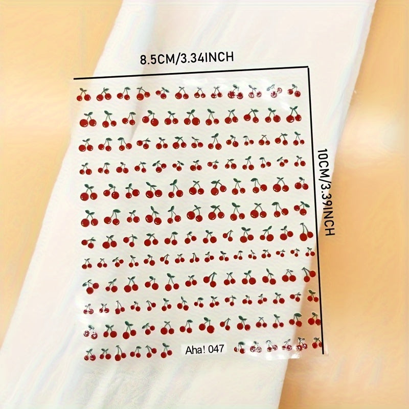 Cherry Nail Stickers
