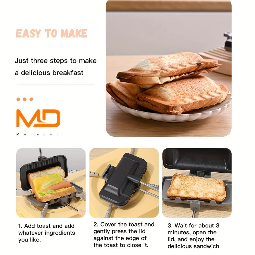 Double Sided Handheld Sandwich Grill