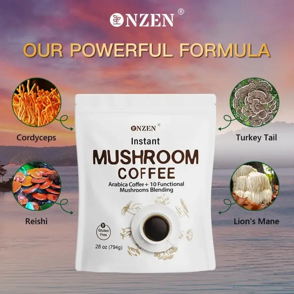 Premium 10-Mushroom Blend Instant Coffee
