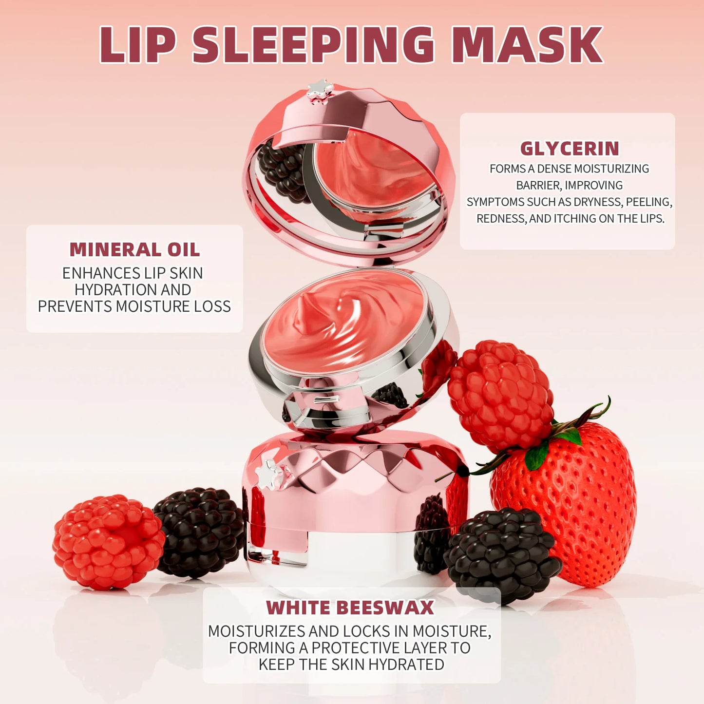 ✨Strawberry Lip Sleeping Mask✨