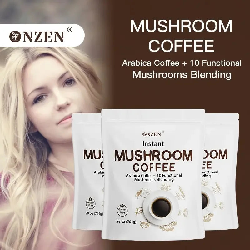 Premium 10-Mushroom Blend Instant Coffee