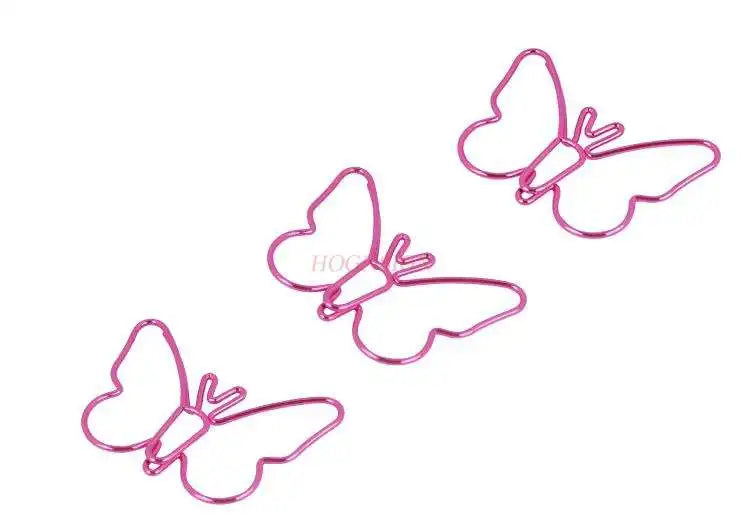 ✨Pink Butterfly Paperclips✨