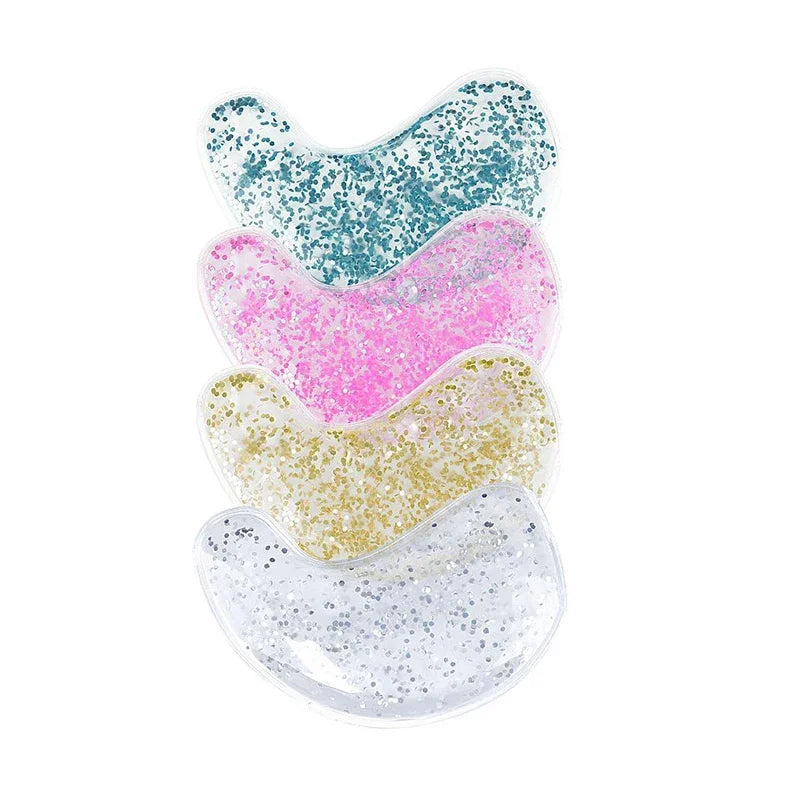 Reusable Glitter Gel Undereye Pads