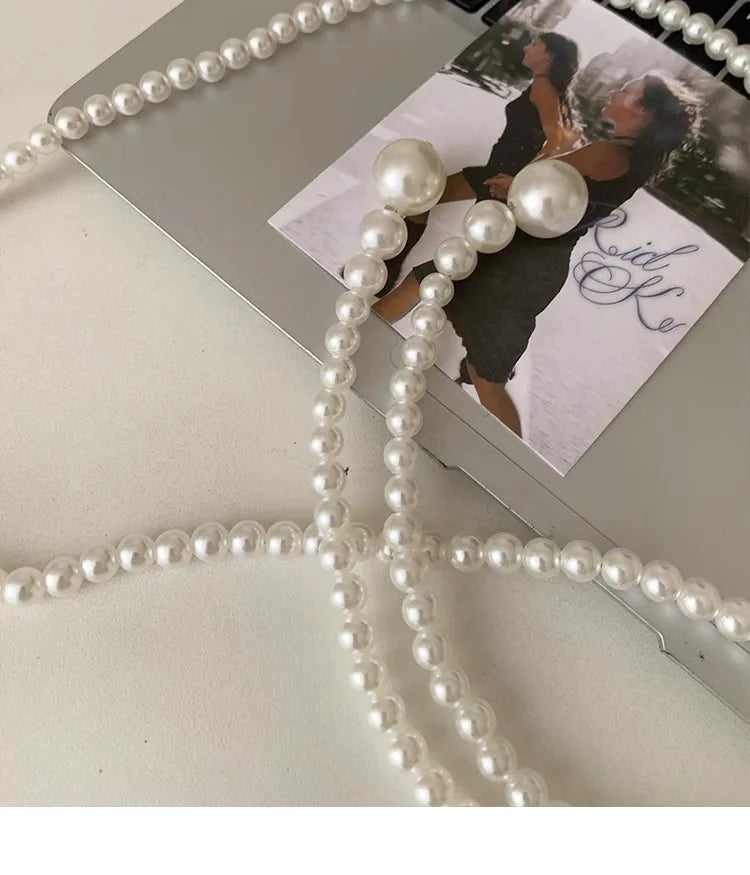 ✨Camellia Pearl Waist Belt✨