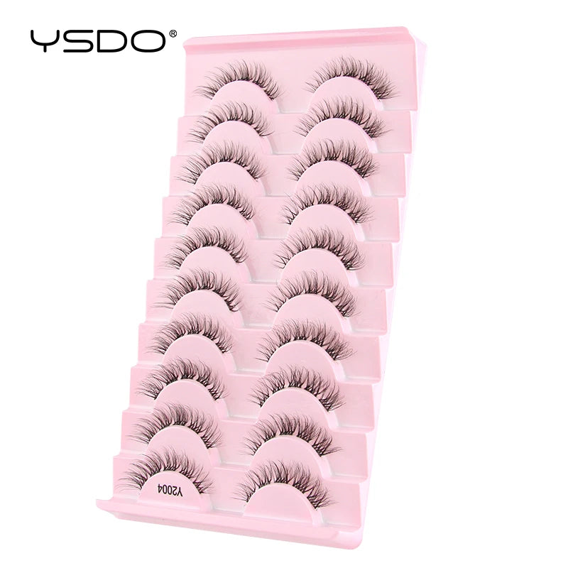 10 Pairs Wispy Strip Eyelashes