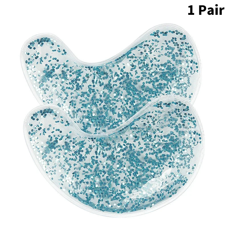 Reusable Glitter Gel Undereye Pads