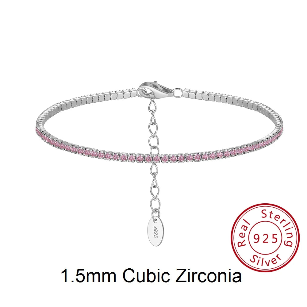 β¨ Sterling Silver Tennis Bracelet β¨