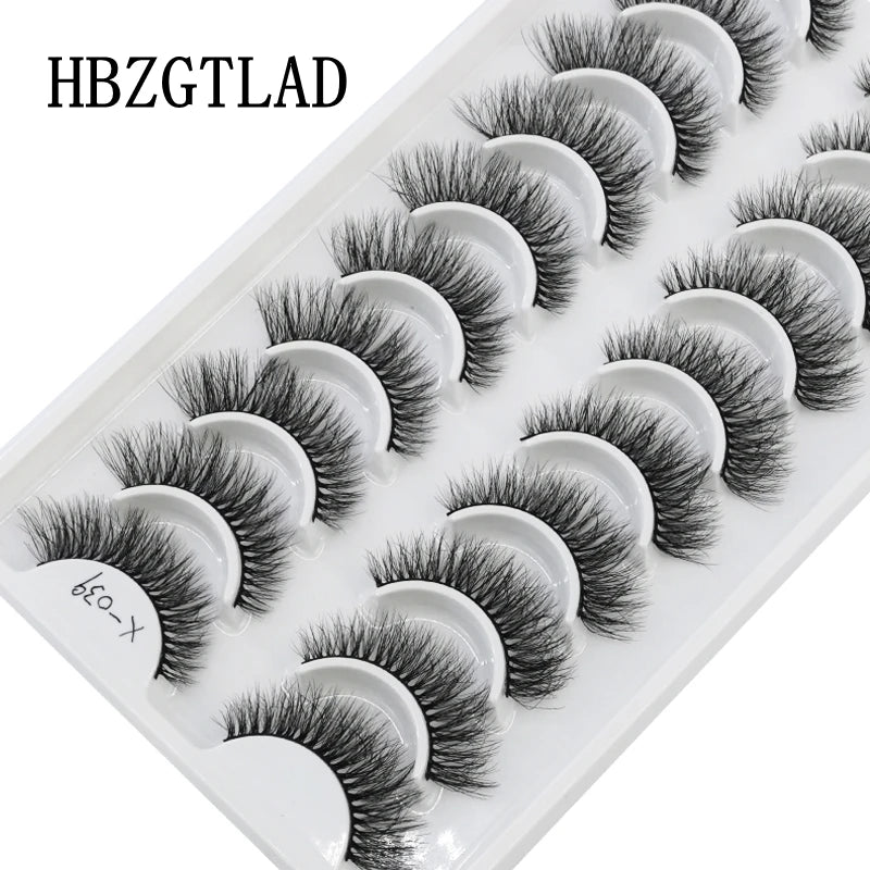 ✨ Cat Eye False Eyelashes (10 Pairs Set) ✨