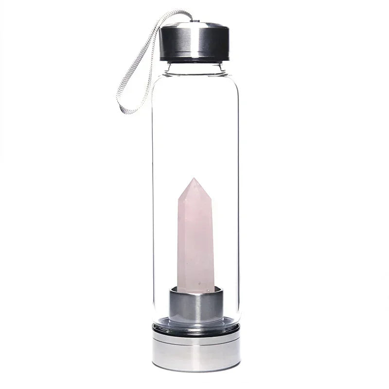 ✨Magic Energy Crystal Glass Water Bottle✨