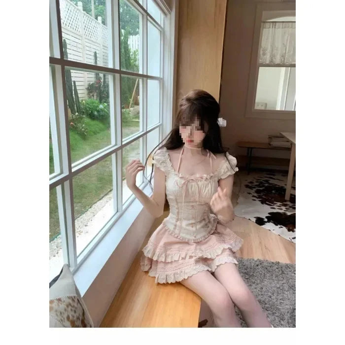 ✨ Rosette Tiered Dress Set✨