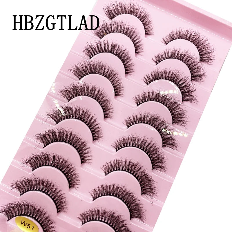 ✨ Cat Eye False Eyelashes (10 Pairs Set) ✨