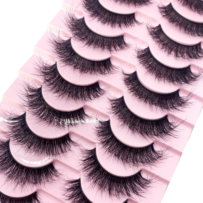 ✨ Cat Eye False Eyelashes (10 Pairs Set) ✨