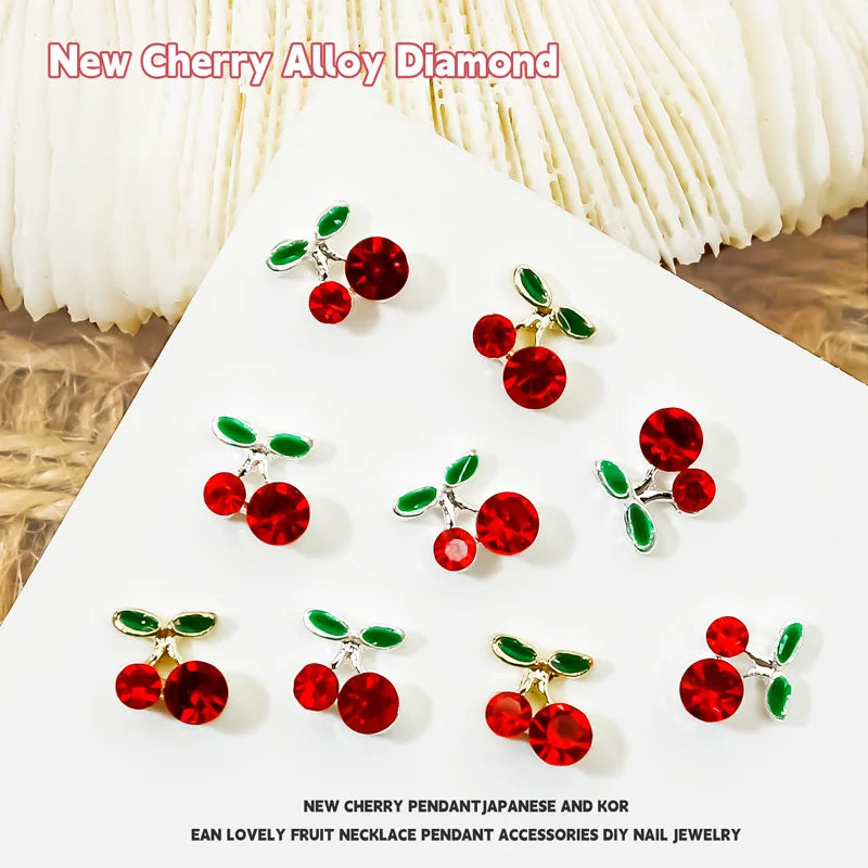 ✨Cherry Nail Charms (10 Piece Set)✨