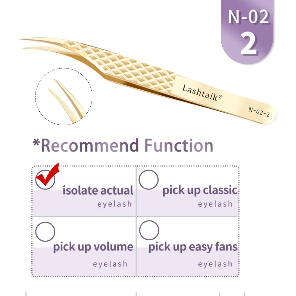 ✨ Golden Lash Extension Tweezers ✨