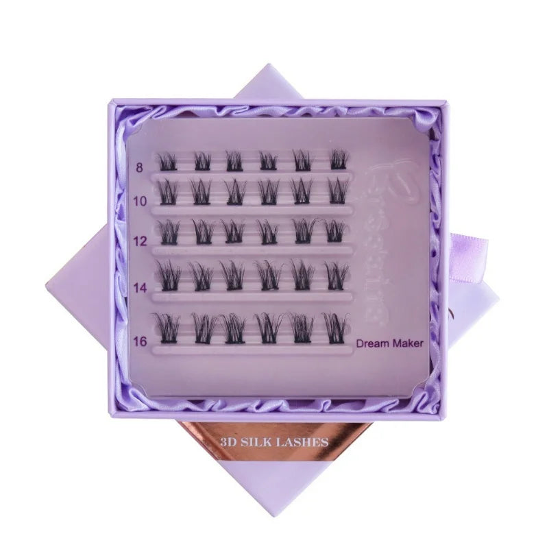 8-16mm Fluffy Silk False Eyelash Clusters