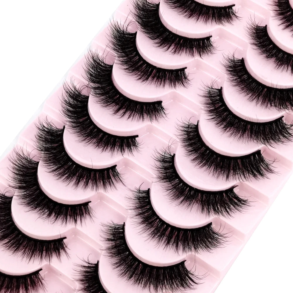 ✨ Cat Eye False Eyelashes (10 Pairs Set) ✨