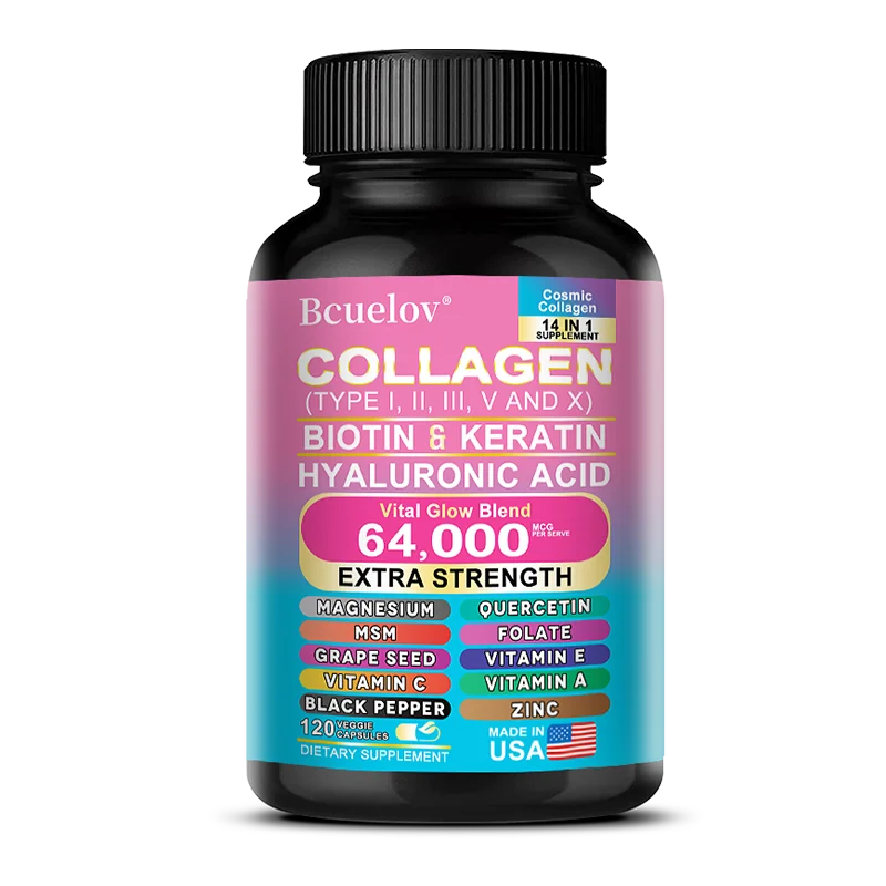 Collagen Peptides Types I, II, III, V & X Supplement