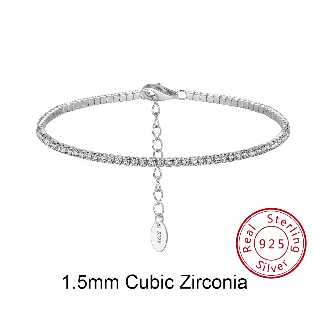 β¨ Sterling Silver Tennis Bracelet β¨