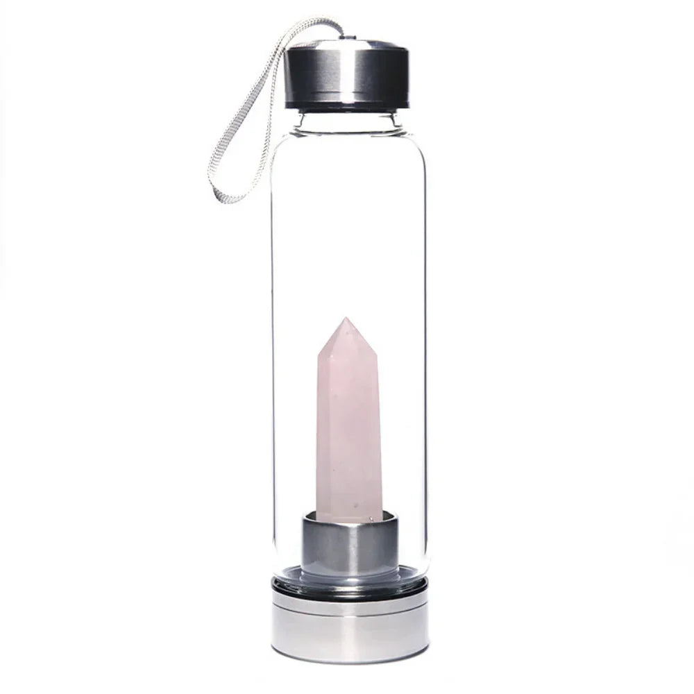 ✨Magic Energy Crystal Glass Water Bottle✨