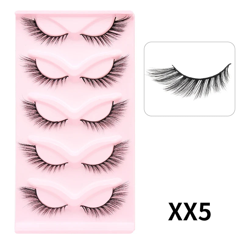 10 Pairs Cat Eye Lashes