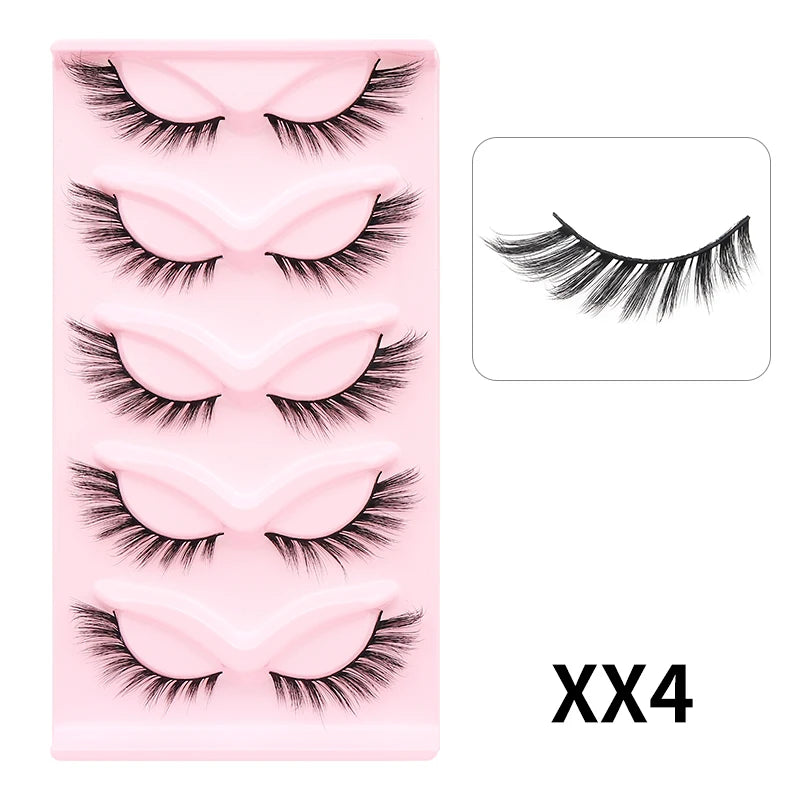 10 Pairs Cat Eye Lashes