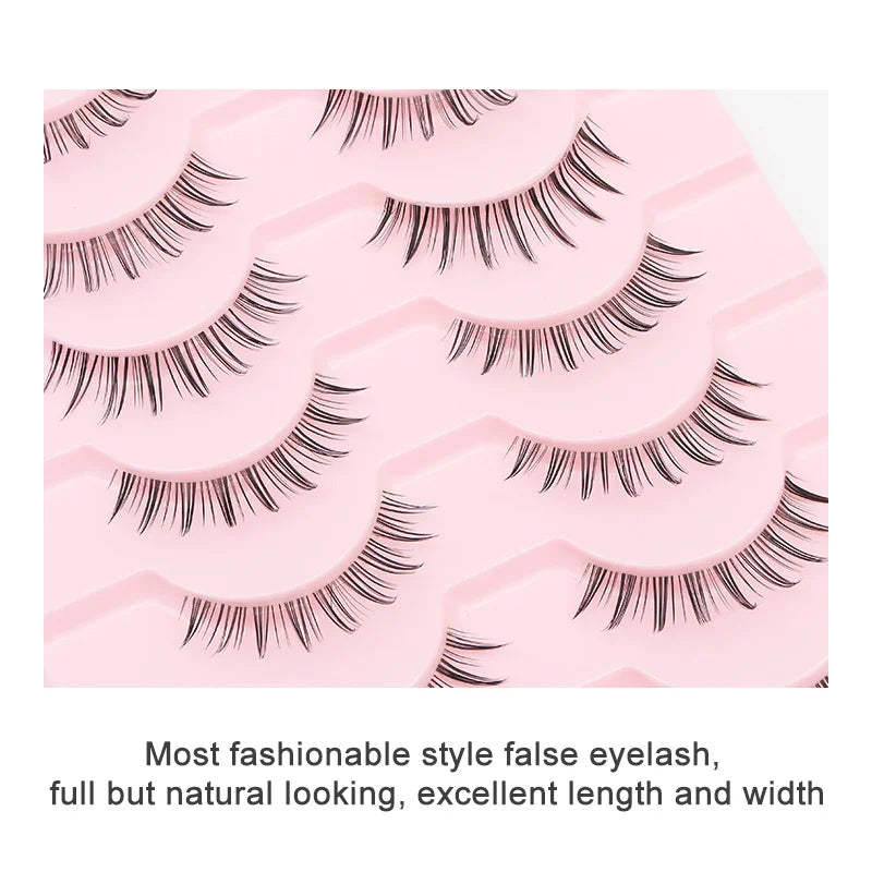 10 Pairs Cat Eye Lashes