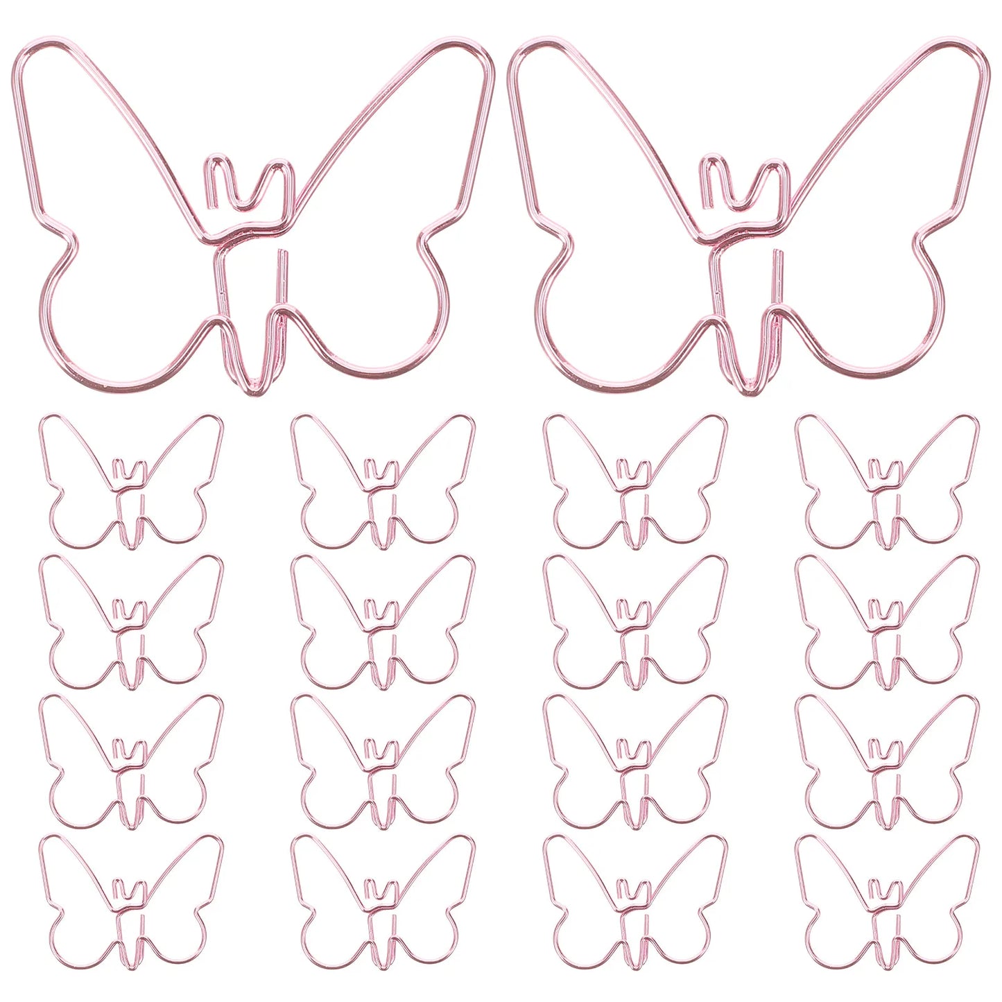 ✨Rose Gold Butterfly Paperclips✨