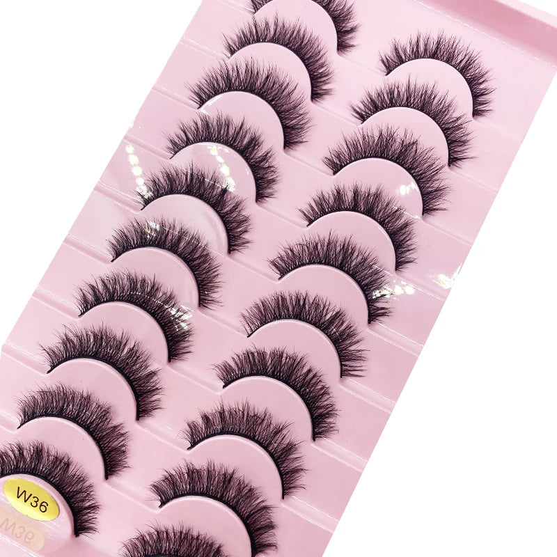✨ Cat Eye False Eyelashes (10 Pairs Set) ✨