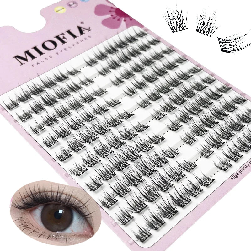 120 Cluster Brown Mink Cluster Eyelashes