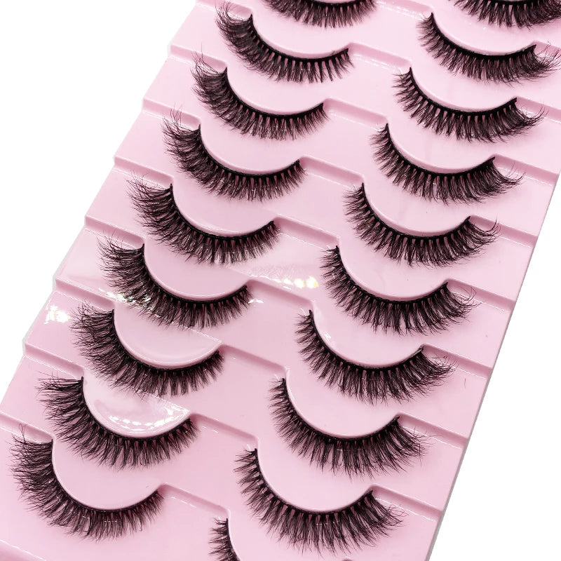 ✨ Cat Eye False Eyelashes (10 Pairs Set) ✨