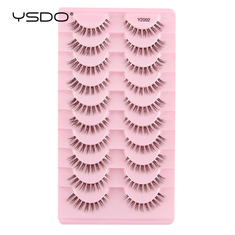 10 Pairs Wispy Strip Eyelashes
