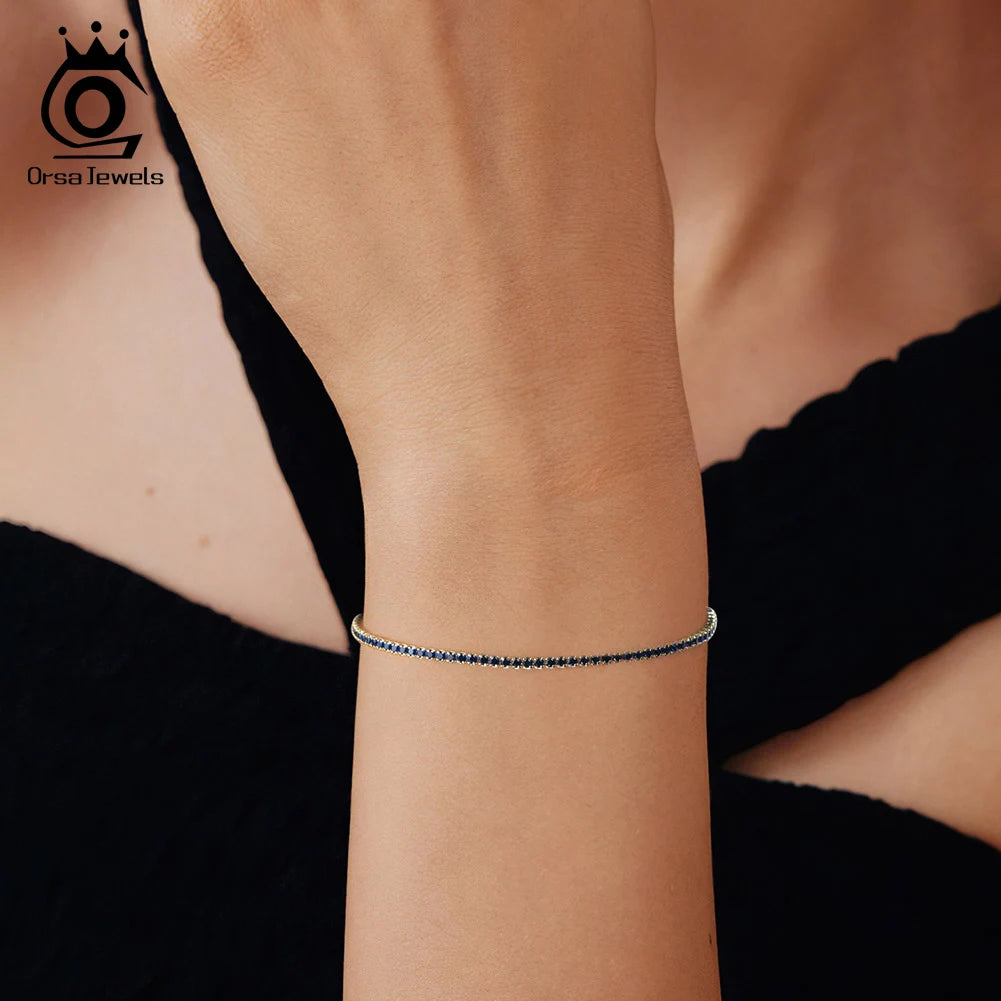 β¨ Sterling Silver Tennis Bracelet β¨