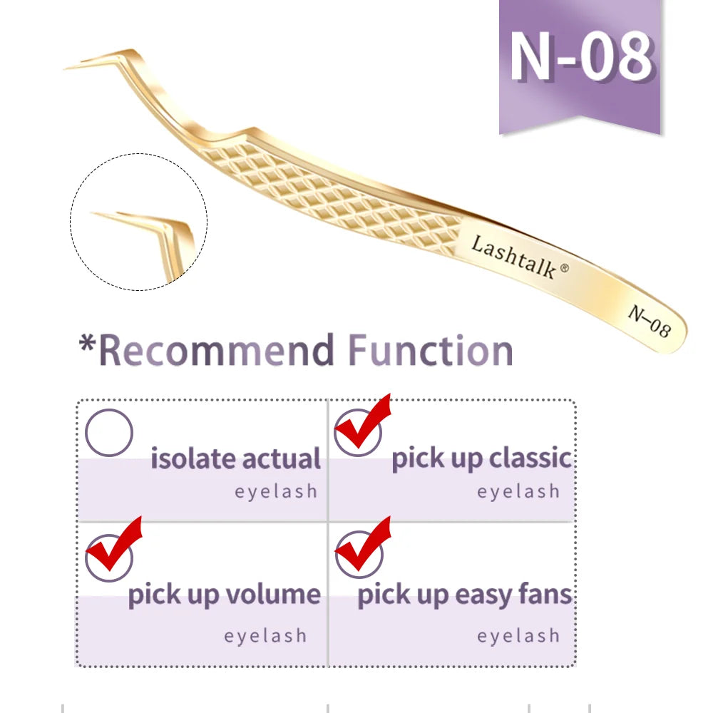 ✨ Golden Lash Extension Tweezers ✨