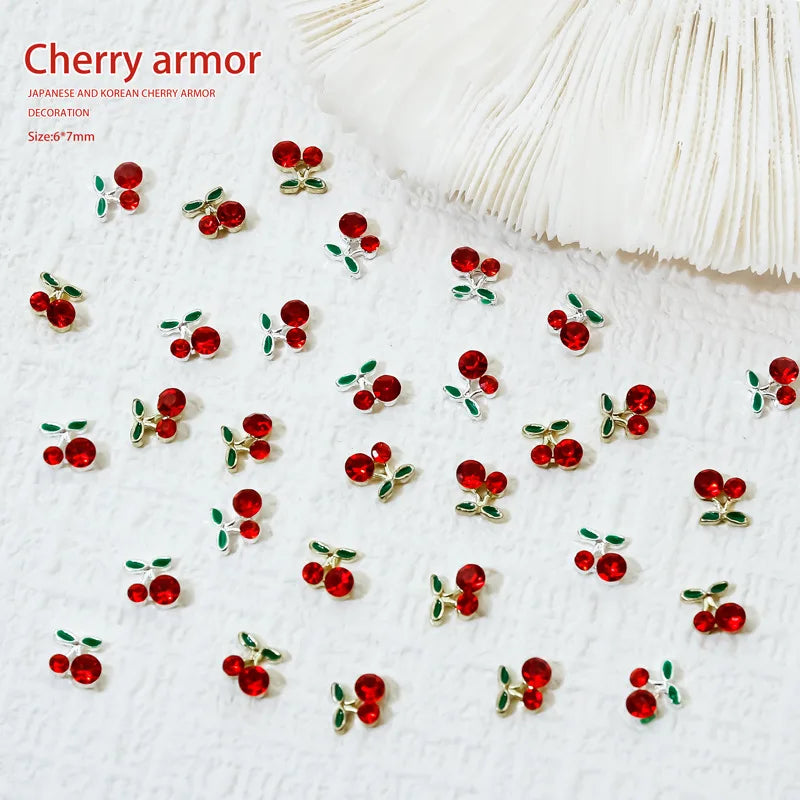 ✨Cherry Nail Charms (10 Piece Set)✨