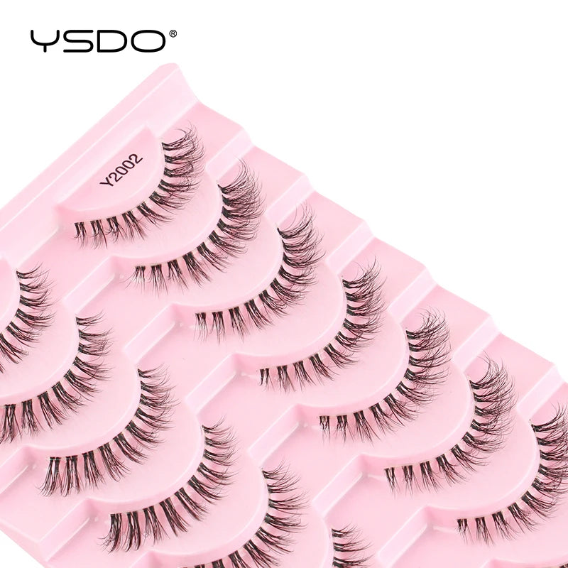 10 Pairs Wispy Strip Eyelashes
