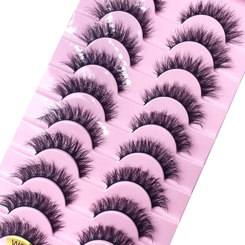 ✨ Cat Eye False Eyelashes (10 Pairs Set) ✨
