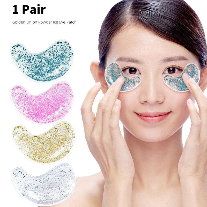 Reusable Glitter Gel Undereye Pads