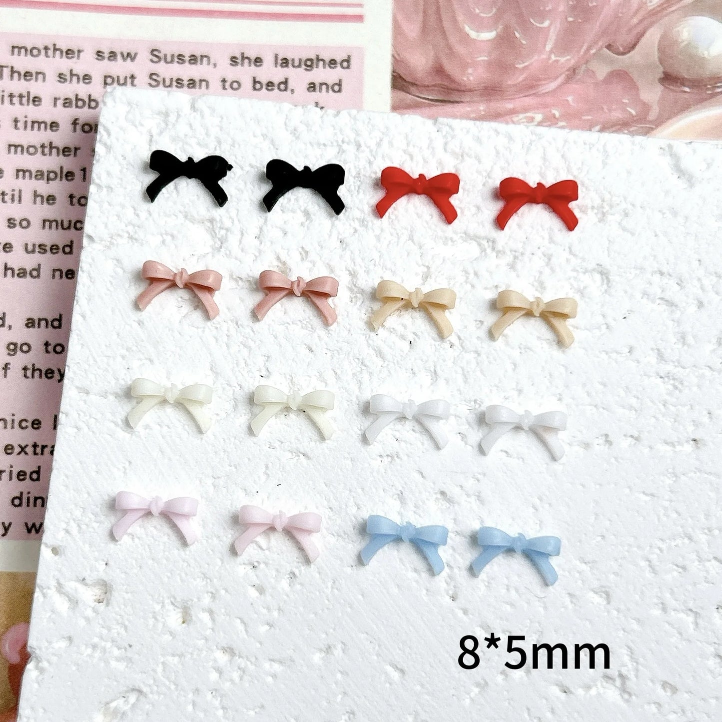 ✨3D Bow Nail Charms (100 Pieces)✨