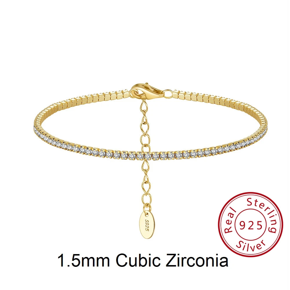 β¨ Sterling Silver Tennis Bracelet β¨