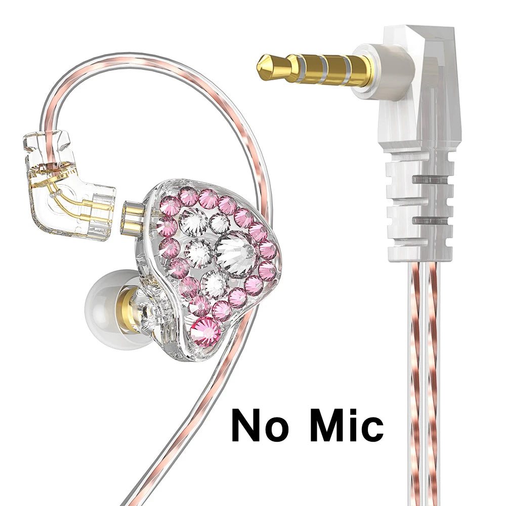 ✨Diamond Wired Earphones (with or w/o mic option)✨