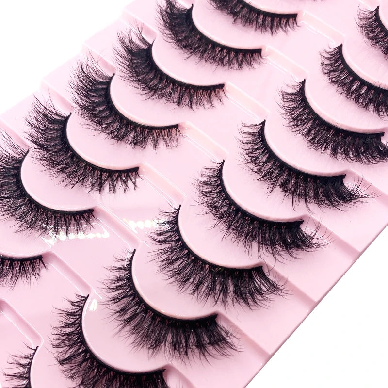✨ Cat Eye False Eyelashes (10 Pairs Set) ✨