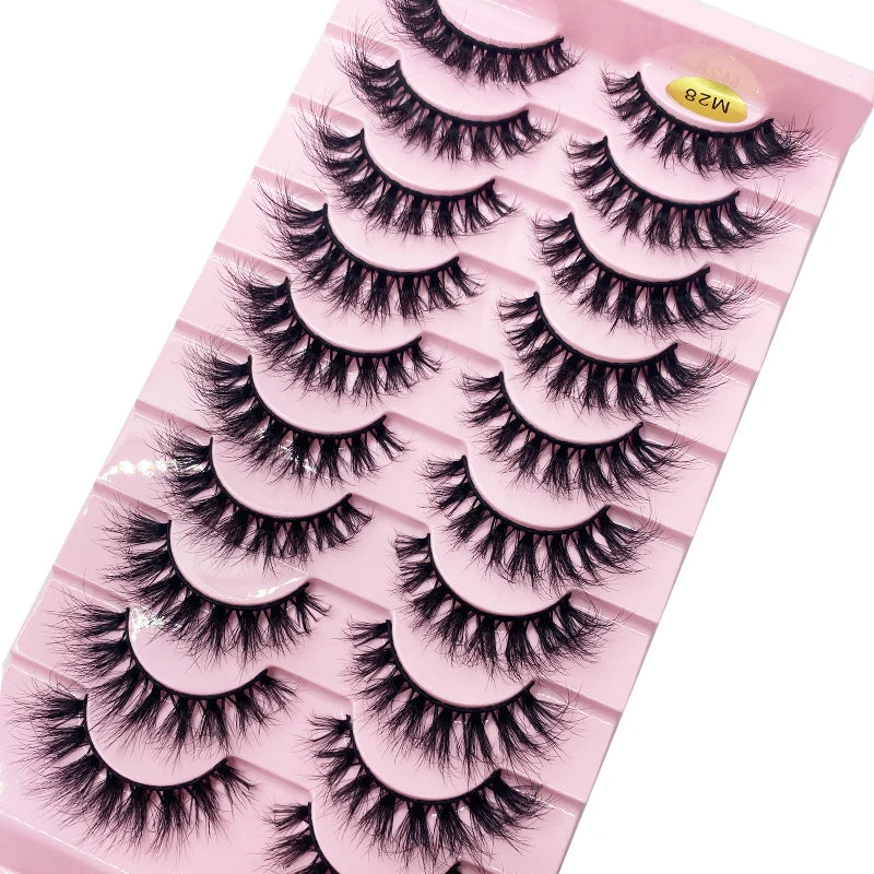 ✨ Cat Eye False Eyelashes (10 Pairs Set) ✨