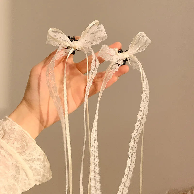 Lace Bow Hairpin