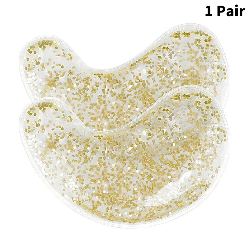 Reusable Glitter Gel Undereye Pads