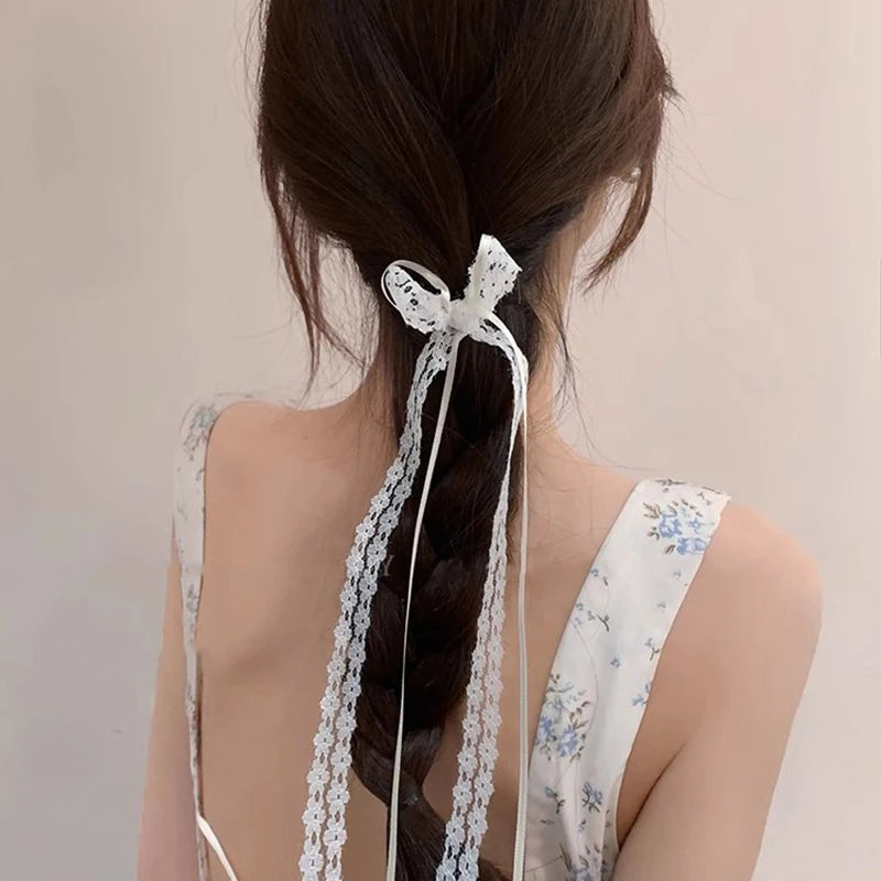 Lace Bow Hairpin