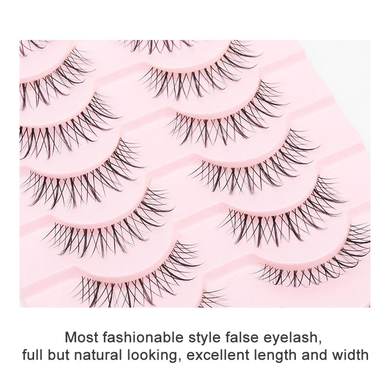 10 Pairs Cat Eye Lashes