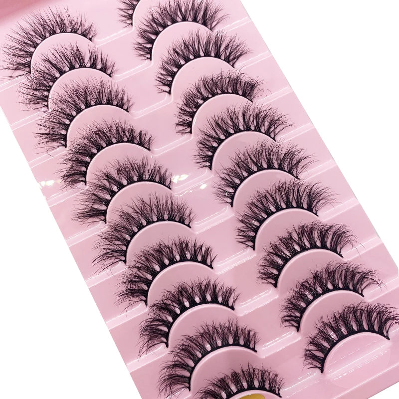 ✨ Cat Eye False Eyelashes (10 Pairs Set) ✨