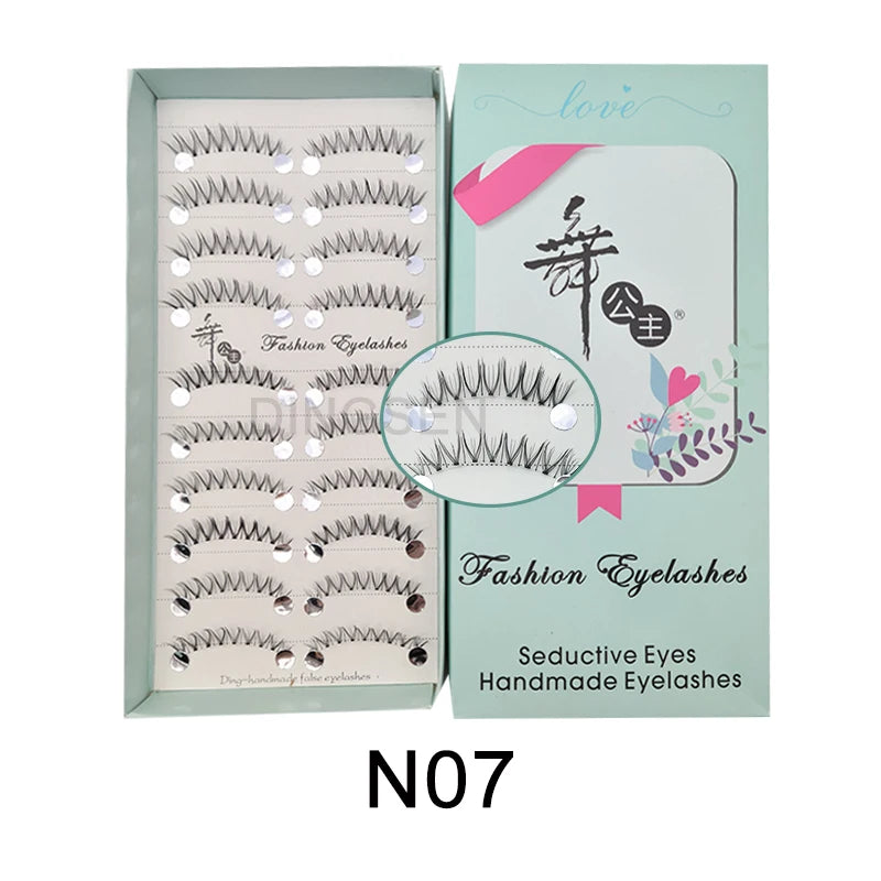 10 Pairs Cat Eye Lashes