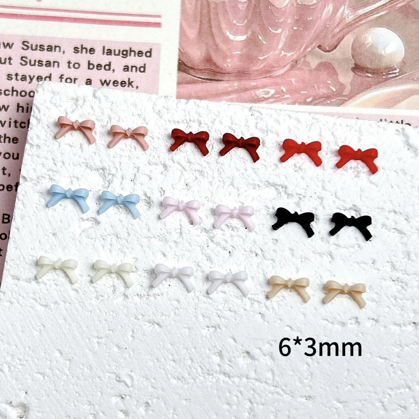 ✨3D Bow Nail Charms (100 Pieces)✨